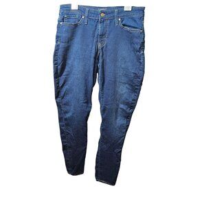 Levi Strauss Signature Womens Mid-Rise Skinny Jeans W29 L30 Blue Denim